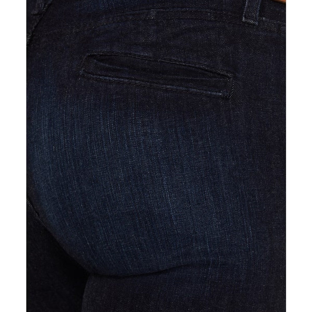 31/11 L CINCH WOMEN'S LYNDEN DARK WASH MID RISE TROUSER STRETCH DENIM JEANS - Picture 4 of 5
